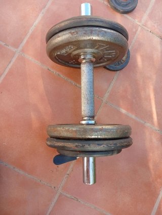 Pesas de gimnasio 15Kilos