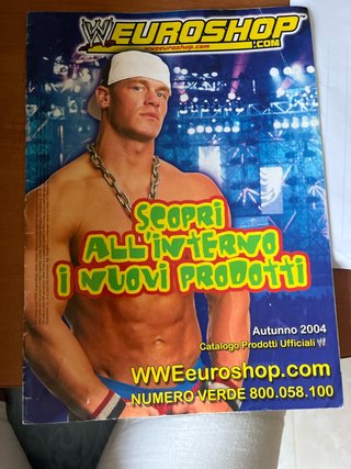 Catalogo WWE Euroshop John Cena 2004