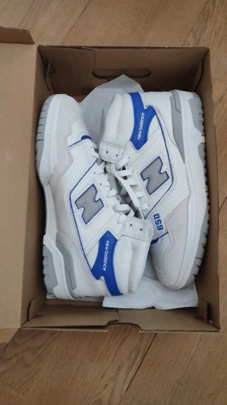 New Balance 650 Talla 44.5 Azul Blanco