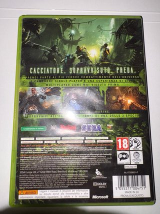 Aliens vs Predator Xbox 360