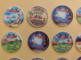 Tazos League Pokémon Matutano sin pegatina (2002)