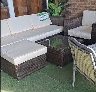 Conjunto Sofás Jardín terraza NUEVO