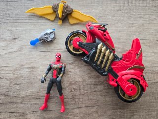 Moto Spider-Man Jet Web Cycle + Figura