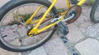 Bicicleta BMX Monty Free 20 Amarilla