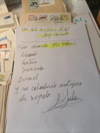 Un lote de.Historia,Postal.