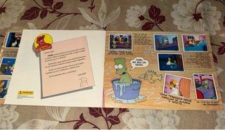 Álbum Los Simpson COMPLETO 1991 Panini