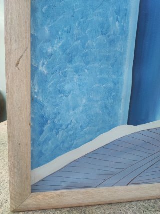 Pintura Marroquí Azul