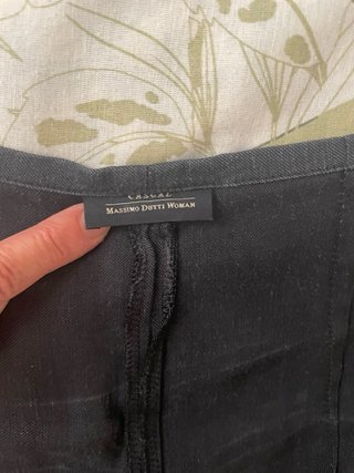 Falda pareo lino Massimo Dutti T.38