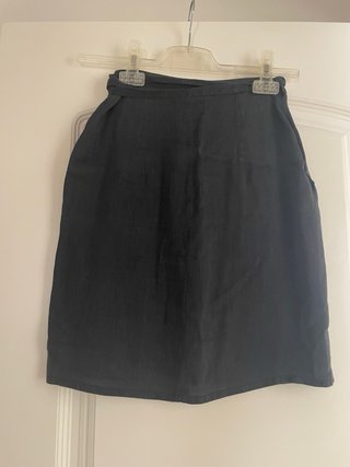Falda pareo lino Massimo Dutti T.38
