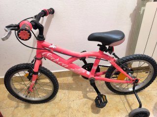 Bicicleta infantil Orbea rosa