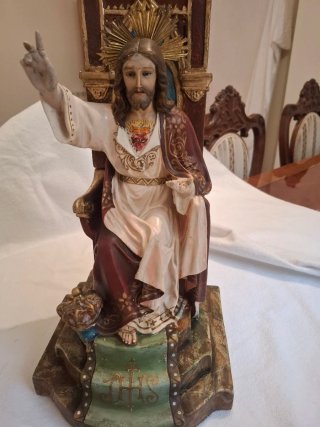 Figura Jesús Pasta Madera