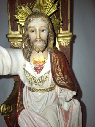 Figura Jesús Pasta Madera