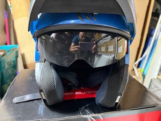 Casco de moto modular atomic