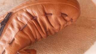 Mocasines piel tipo indio marrones