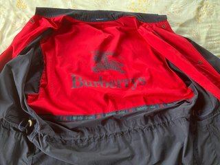 Chaqueta Burberrys 3/4 Azul y Roja