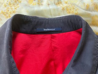 Chaqueta Burberrys 3/4 Azul y Roja