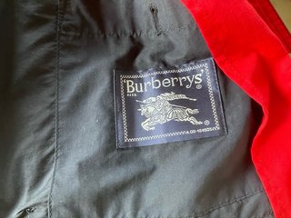 Chaqueta Burberrys 3/4 Azul y Roja