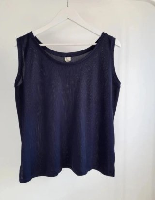 Camiseta tirantes azul