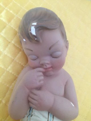 Niño Jesús escayola vintage