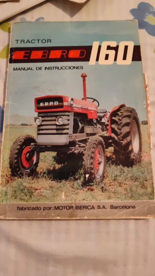 Tractor Ebro 160 para reparar Tiene documentación
