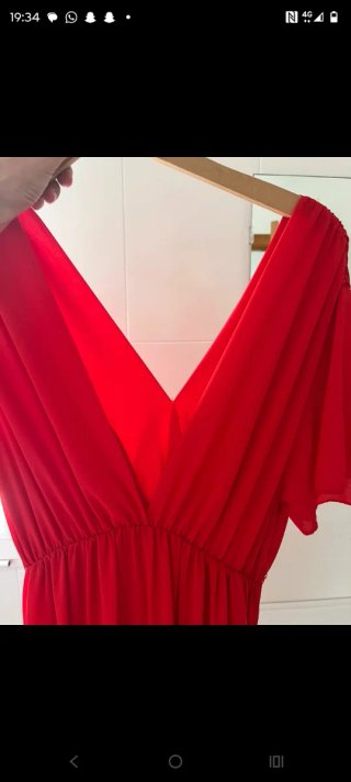 Vestido Rojo Fiesta Mariquita Trasquilá