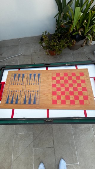 Mesa Futbolín, billar y múltiples juegos