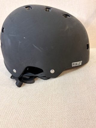 Casco Bullet Deluxe Matt Black S/M