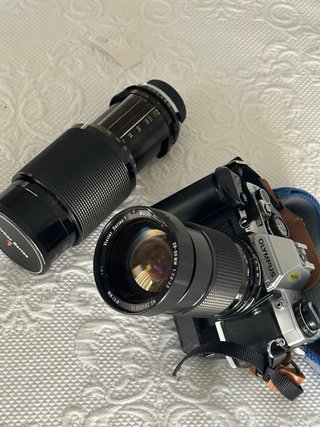 Olympus OM10 + Winder2+ zoom 28-90+ zoom 70 -210 M