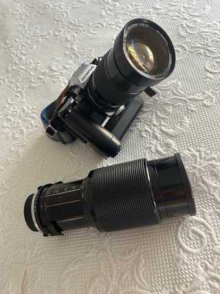 Olympus OM10 + Winder2+ zoom 28-90+ zoom 70 -210 M