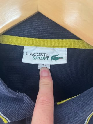 Polo Lacoste Sport Azul Marino Talla M