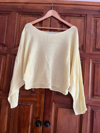 Jersey Stradivarius Amarillo Talla M