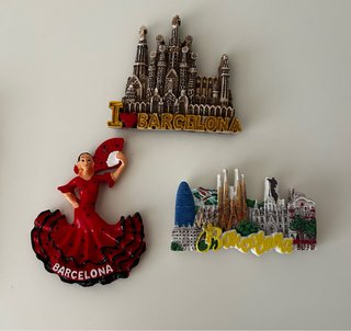 3 Imanes Decorativos Barcelona 3D