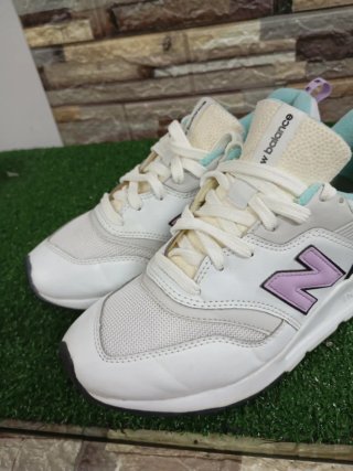 New Balance Scarpe Donna Rosa Bianco