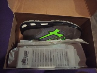 Zapatillas U-Power Seguridad Marrón/Verde TALLA 43