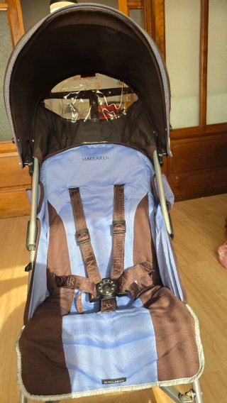 Silla Maclaren Quest Azul + Saco