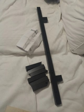 Perchero de pared negro