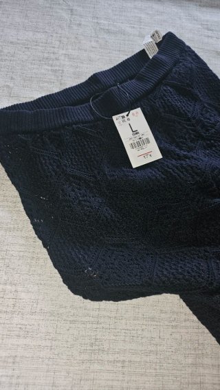 Pantalón crochet Lefties azul marino Talla L