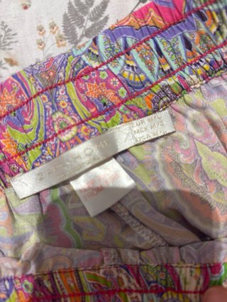 Pantalones estampados multicolor