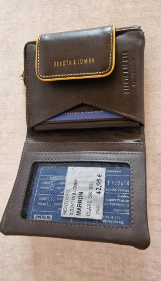 Cartera Devota & Lomba Piel Vacuno Marrón