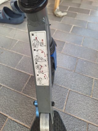 Patinete Crivit 200mm Ruedas Usado