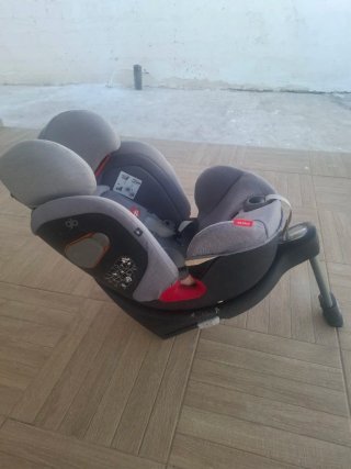 Silla Coche GB Everna Fix Gris grupo 1,2,3