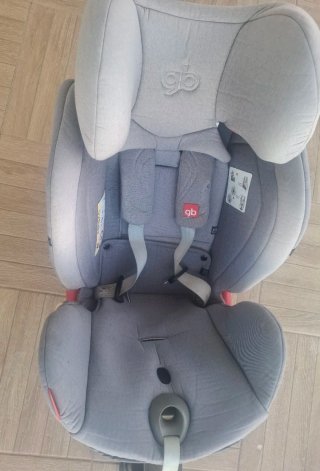 Silla Coche GB Everna Fix Gris grupo 1,2,3