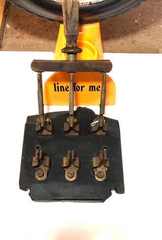 Antiguo seccionador electrico