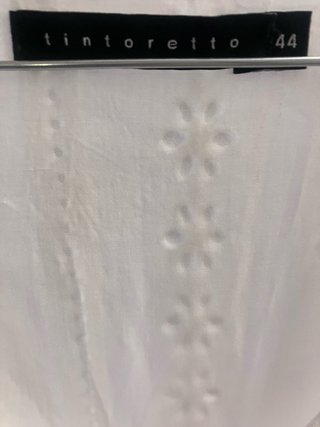 Vestido blanco estilo ibicenco talla 44