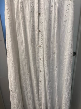 Vestido blanco estilo ibicenco talla 44