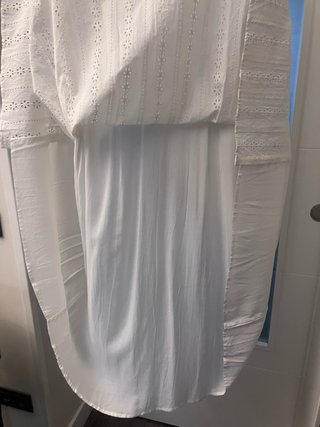 Vestido blanco estilo ibicenco talla 44