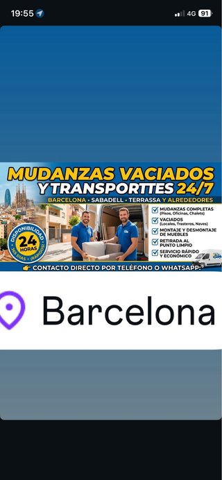 MUDANZA/VACIADO