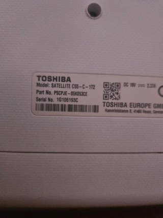 Portátil Toshiba Satellite C55 - C - 172 Blanco