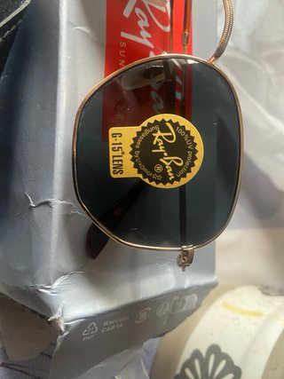 Gafas de sol Metal Negro/Dorado