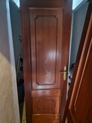 Lote 6 puertas madera